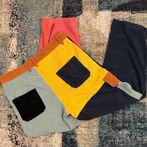 Men’s Small Corduroy patchwork Pants